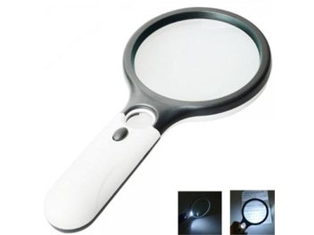 Listing 1 of 10 for 30X Hand Held Large Reading Magnifying Glasses With 12 LED Illuminated Light