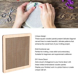 Listing 3 of 5 for wooden hollow stitching board stitching supplies Wooden Hollow Stitching Board