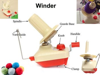Listing 1 of 1 for New Wool Winder - Yarn Wool Winder Holder Hand Operated Special Afterpay