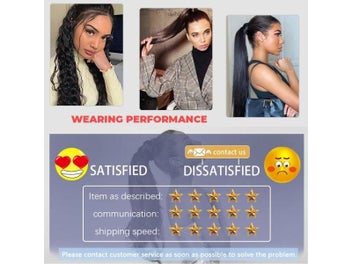 Listing 7 of 9 for Synthetic Hair Extensions