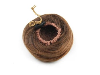 Listing 7 of 9 for Adjustable Synthetic Hair Bun Chignon For Women Curly Updo