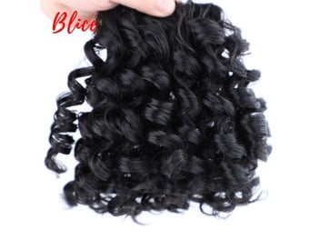 Listing 3 of 8 for Blice Fake Curly Fringe Two-Clips In Bang Synthetic Hair Extensions With