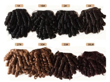 Listing 6 of 8 for Blice Fake Curly Fringe Two-Clips In Bang Synthetic Hair Extensions With