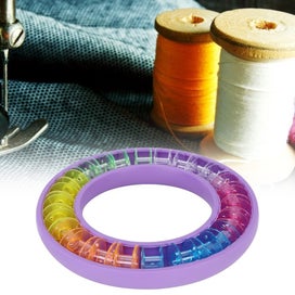 Listing 1 of 5 for 24PCS Silicone Bobbin Storage Box Round Portable Storage DIY Sewing Accessories