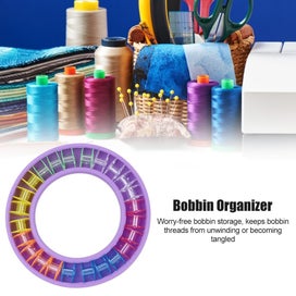 Listing 3 of 5 for 24PCS Silicone Bobbin Storage Box Round Portable Storage DIY Sewing Accessories