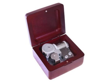 Listing 6 of 9 for Handmade Wooden Merry Go Round Music Box Birthday Gift For Holidays