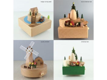 Listing 3 of 10 for Children Toy Wood Crafts Vintage Retro Birthday Gift Home Decor Accessories