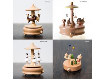 Listing 4 of 10 for Children Toy Wood Crafts Vintage Retro Birthday Gift Home Decor Accessories