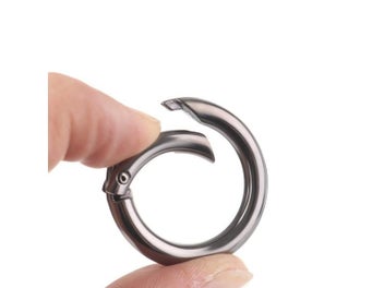 Listing 6 of 10 for 5pcs Gate Spring O-Ring Buckles Clips Carabiner Purses Handbags Round Push