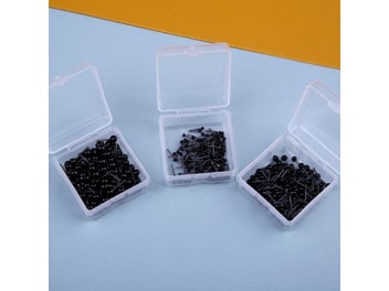Listing 6 of 9 for Nonvor Black Plastic Glass Eyes 2/3/4mm Needle Felting Teddy Bears Dolls