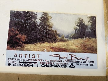 Listing 4 of 4 for Red Cyclamen, Gail Boyle original