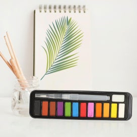 Listing 2 of 3 for 1 Box Professional Watercolor Paint Set Graffiti Paint Pigment Kit Art Painting