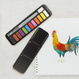 Listing 3 of 3 for 1 Box Professional Watercolor Paint Set Graffiti Paint Pigment Kit Art Painting