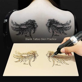 Listing 2 of 3 for Beginners Tattoo Skin Practice Blank Double Sides Simulation Soft 10pcs