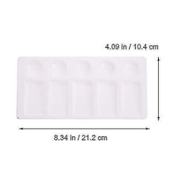 Listing 3 of 3 for 1 Set Art Painting Color Mixing Trays Watercolor Pigment Trays With Painting Sc