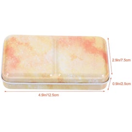 Listing 2 of 5 for Painting Pigment Box Metal Pigment Box Art Watercolor Pigment Case Painting Col
