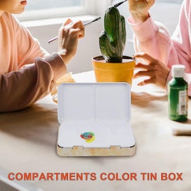 Listing 3 of 5 for Painting Pigment Box Metal Pigment Box Art Watercolor Pigment Case Painting Col