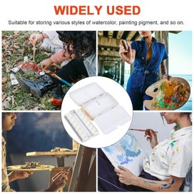 Listing 4 of 5 for Painting Pigment Box Metal Pigment Box Art Watercolor Pigment Case Painting Col
