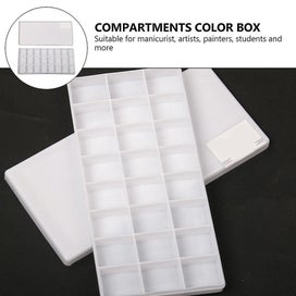 Listing 2 of 4 for 3 Pcs Folding Tray Watercolor Box Watercolor Paint Travel Set Compartments Colo