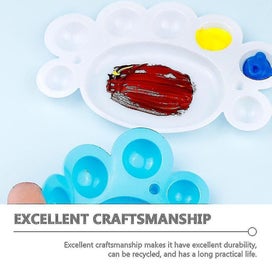 Listing 3 of 4 for 12 Pcs Plastic Trays Oil Painting Palette Watercolor Pigment Mixing Trays Plast