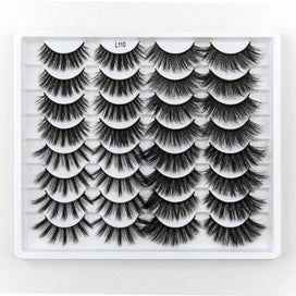 Listing 1 of 6 for 16 Pairs Natural Long False Eyelashes Dramatic Fluffy 3D Mink Lashes Wisp CHK29M