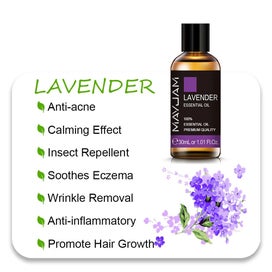 Listing 2 of 5 for MAYJAM 30ml Essential Oils For Humidifier Diffuser Lavender Jasmine Eucal CHK29M