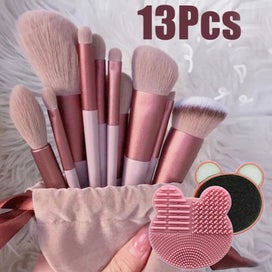 Listing 3 of 5 for 13pcs Makeup Brushes Cosmetic Full Set 3 Colors Soft Hair Female Make Up CHK29M