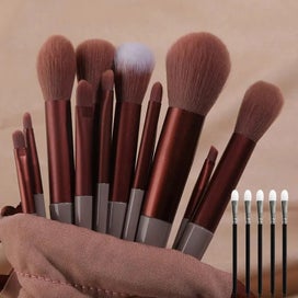 Listing 4 of 5 for 13pcs Makeup Brushes Cosmetic Full Set 3 Colors Soft Hair Female Make Up CHK29M