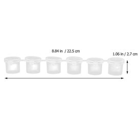 Listing 2 of 3 for 5 Sets Crafts Kids Disposable Paint Cup Paint Cup Pots Watercolor Paint Strips