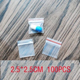 Listing 1 of 5 for Small self-sealing bag transparent food storage medicine jewelry packagin CHK29M