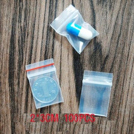 Listing 1 of 5 for Small self-sealing bag transparent food storage medicine jewelry packagin CHK29M