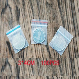 Listing 1 of 5 for Small self-sealing bag transparent food storage medicine jewelry packagin CHK29M