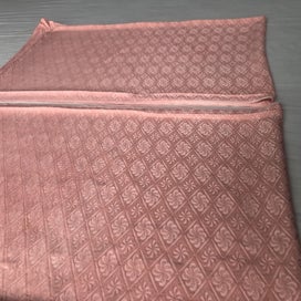 Listing 15 of 20 for Vintage Rinzu Silk Peach Pink Japanese Kimono Panels Fabric Pieces X2