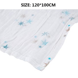 Listing 7 of 8 for Muslin baby swaddle blanket wrap - Panda design - 100% cotton