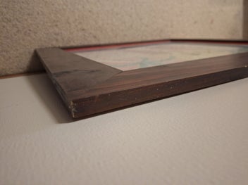 Listing 3 of 4 for Picture Frame (Wood & Glass) with picture (time faded)