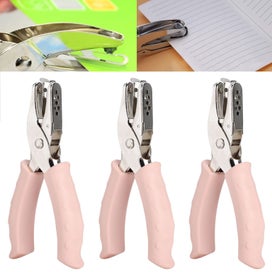 Listing 4 of 5 for paper hole cutter single hole puncher punching forceps 3Pcs Manual Hole Puncher
