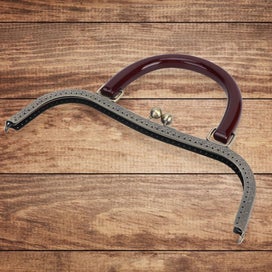 Listing 2 of 5 for bag handle frame wallet accessory Square Purse Frame Hand Bag Shoulder Bag