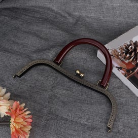 Listing 4 of 5 for bag handle frame wallet accessory Square Purse Frame Hand Bag Shoulder Bag