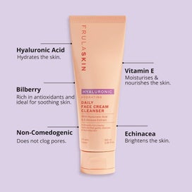Listing 2 of 4 for Frula Face Cream Cleanser Hyaluronic Hydrating 100mL