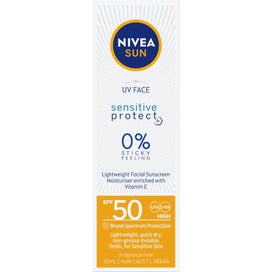 Listing 2 of 7 for Nivea Sun Sunscreen Uv Face Sensitive Spf 50 50mL