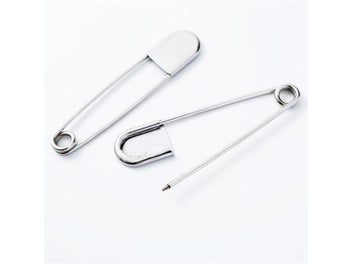 Listing 5 of 9 for 2 Pcs Safety Pins DIY Sewing Tools Accessory Large Stainless Steel Clasp Pins