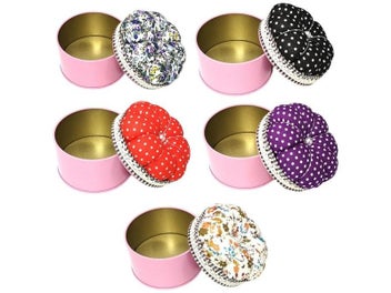 Listing 3 of 10 for Pin Cushion Pincushion With Storage Box Needles Holder Sewing Tools DIY Sewer