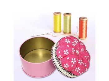 Listing 7 of 10 for Pin Cushion Pincushion With Storage Box Needles Holder Sewing Tools DIY Sewer