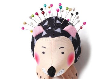 Listing 6 of 9 for Hedgehog Shape Cute Sewing Pincushion With Soft Cotton Fabric Pin Cushion Pin