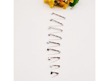 Listing 4 of 10 for 50-100pcs/Lot Safety Brooch Back Safety Catch Bar Pins DIY Jewelry Findings