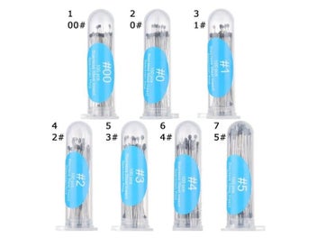 Listing 7 of 10 for 100Pcs Stainless Steel Specimen Needle Insect Pins With Plastic Box For School