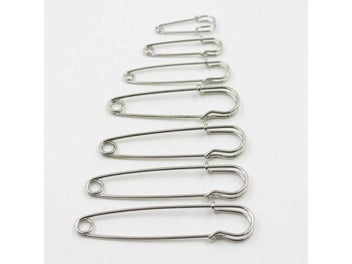Listing 3 of 9 for 10/25PCS Stainles Steel Big Jumbo Safety Pin Blanket Crafting DIY For Wedding