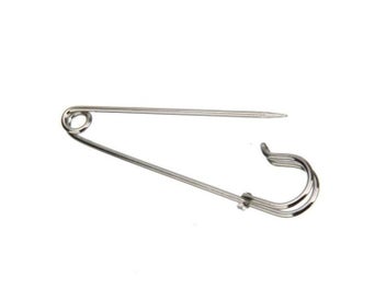 Listing 6 of 9 for 10/25PCS Stainles Steel Big Jumbo Safety Pin Blanket Crafting DIY For Wedding
