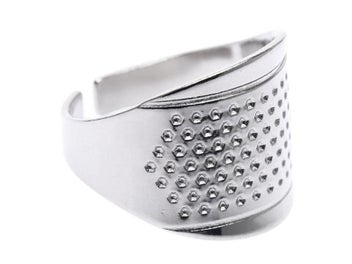 Listing 4 of 9 for 1Pcs Thimble Finger Protector Household Sewing Tools DIY Quilting Craft