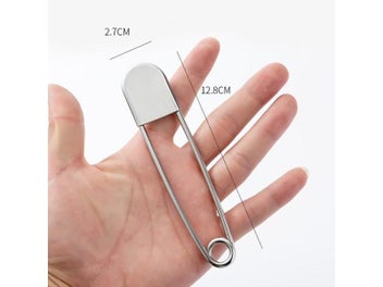 Listing 7 of 9 for Stainless Steel Safety Pins DIY Sewing Tools Accessory Needles Wedding Party